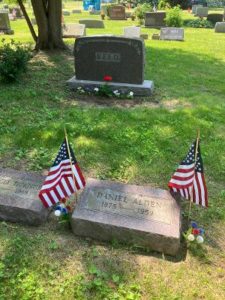 Rep. Reed's grave, Sheridan Center Cemetery