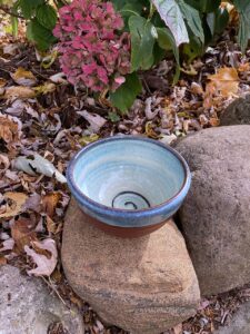 Haven & Kenyon bowl crafted by local potter Ron Nasca using clay from the pottery site